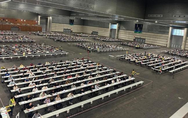 Un examen en el BEC, en Barakaldo.