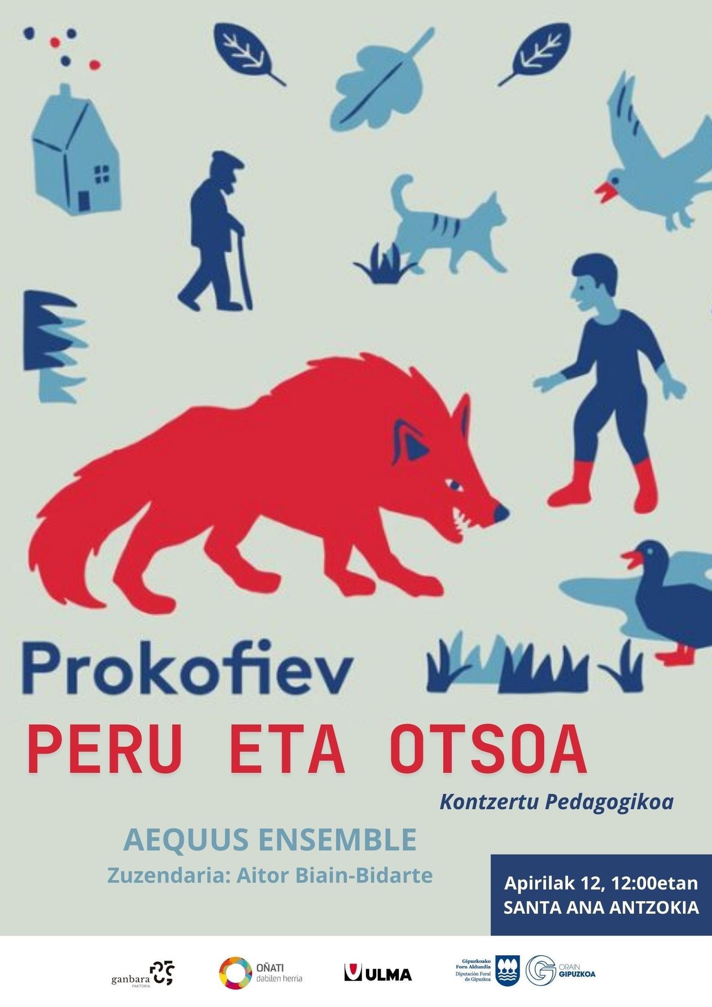 Cartel del concierto 'Peru eta Otsoa'