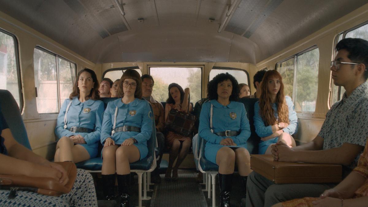 Bárbara Mori, Ximena Sariñana, Amorita Salgado y Natalia Téllez, en una imagen de la segunda temporada de ‘Las Azules’
