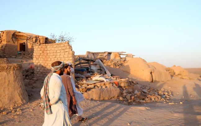Imagen tomada en Herat tras los terremotos Imagen tomada en Herat tras los terremotos