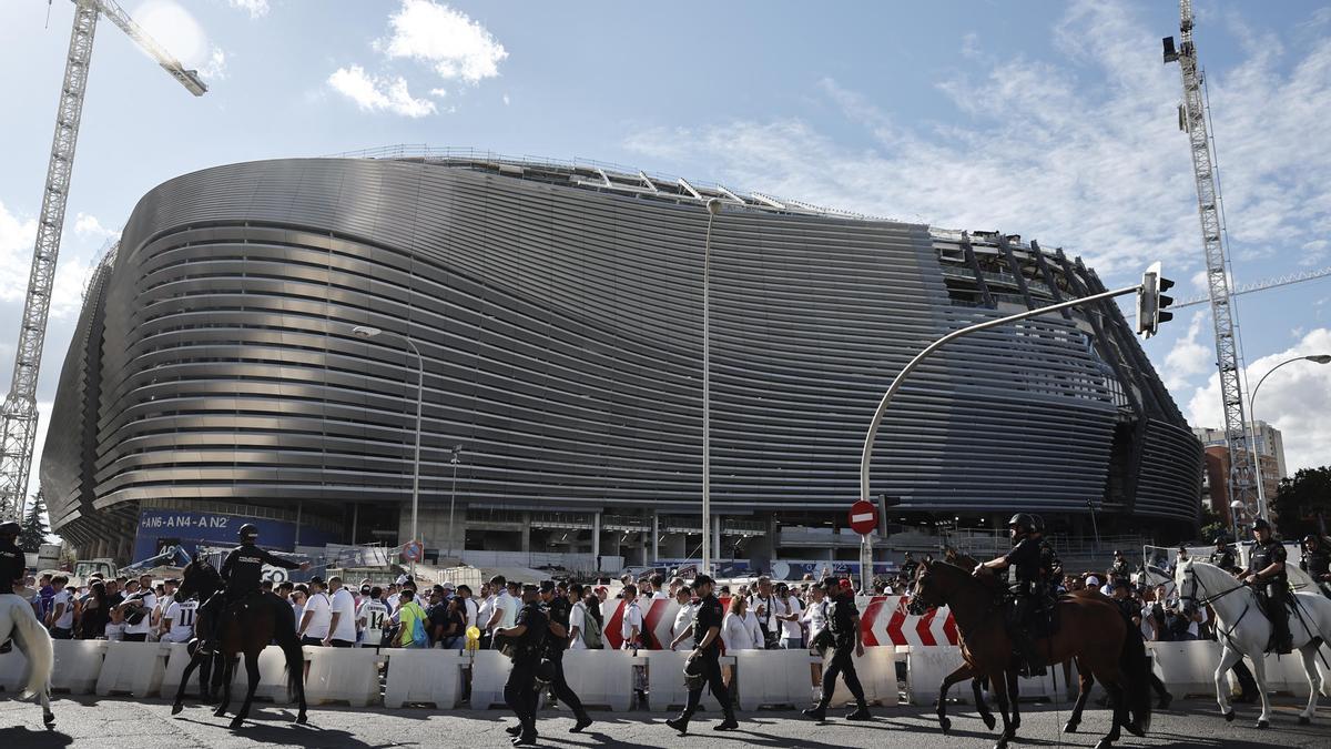 Imagen del estadio Santiago Bernabéu