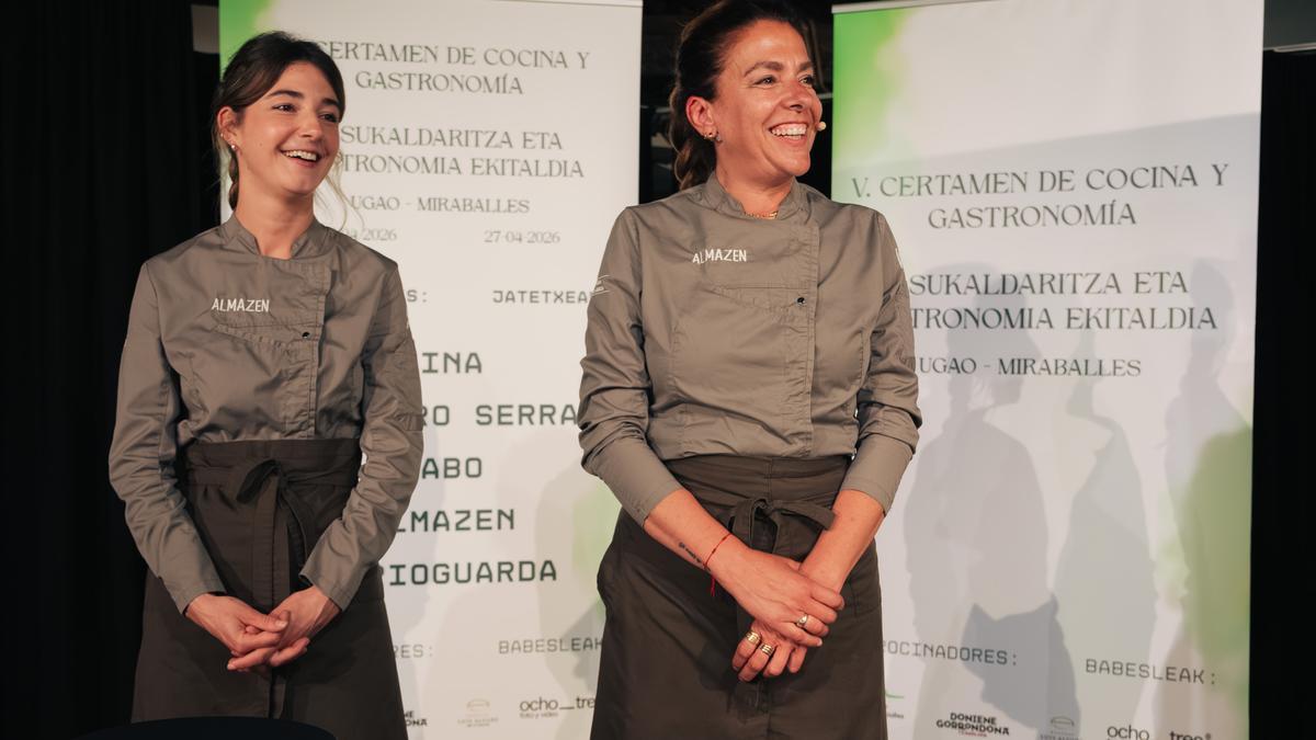 Bea Pascual, a la derecha, del Almazen.