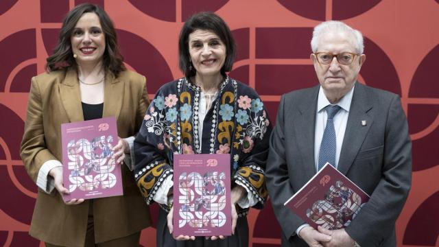 La consejera Nerea Melgosa en la presentación de la Estrategia Vasca con las Personas Mayores 2026-2029.