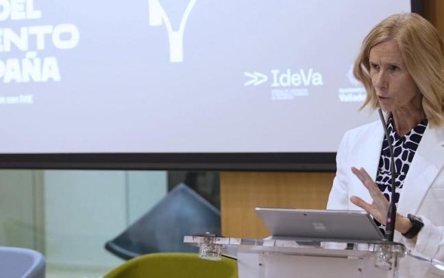 La presidenta de la Fundación Cotec, Cristina Garmendia, presentó ayer en Valladolid el Mapa del Talento. / NACHO GALLEGO La presidenta de la Fundación Cotec, Cristina Garmendia, presentó ayer en Valladolid el Mapa del Talento.