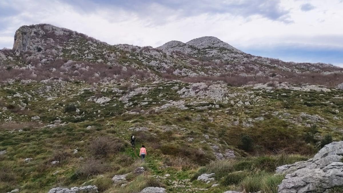Comienza la zona de piedras