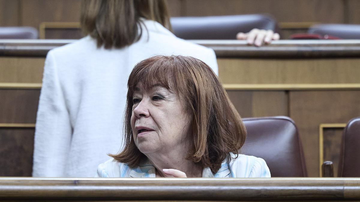 La presidenta del PSOE, Cristina Narbona.