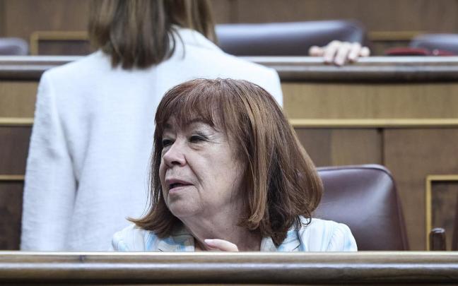 La presidenta del PSOE, Cristina Narbona.