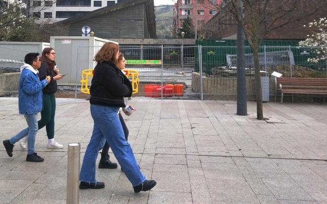 Las obras para remodelar la plaza San Agustín se están ejecutando en la actualidad. Las obras para remodelar la plaza San Agustín se están ejecutando en la actualidad.