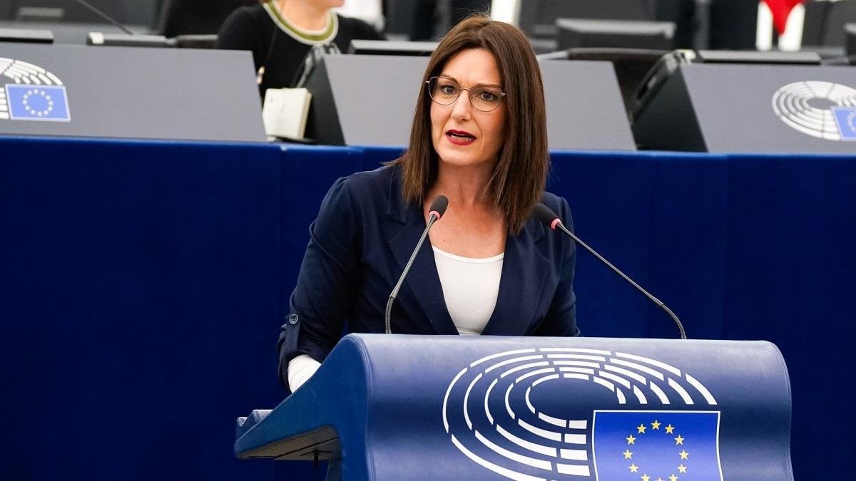 La eurodiputada del PNV, Oihane Agirregoitia