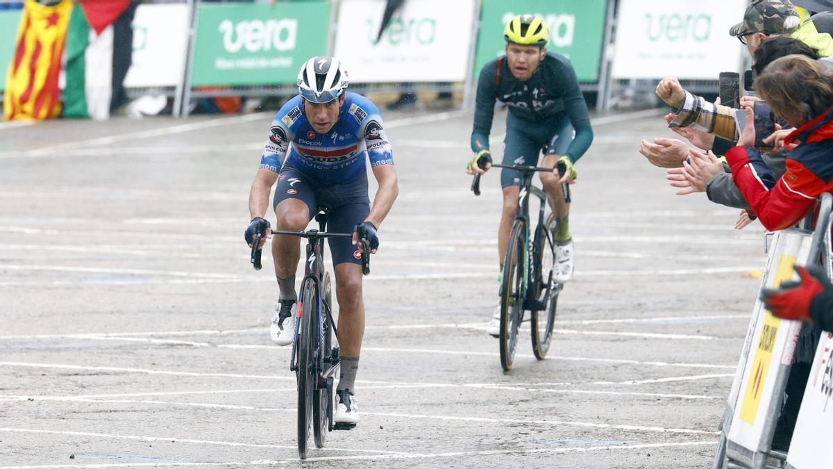 Mikel Landa, en la pasada edición de la Volta.