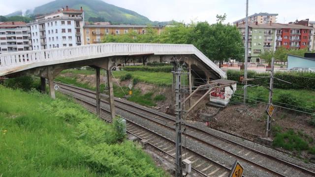 El puente que será derribado este fin de semana.