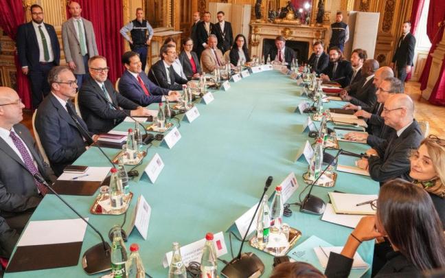 La reunión del jueves en París entre representantes de EE.UU. Francia, Reino Unido y Alemania para tratar la paz en Ucrania.