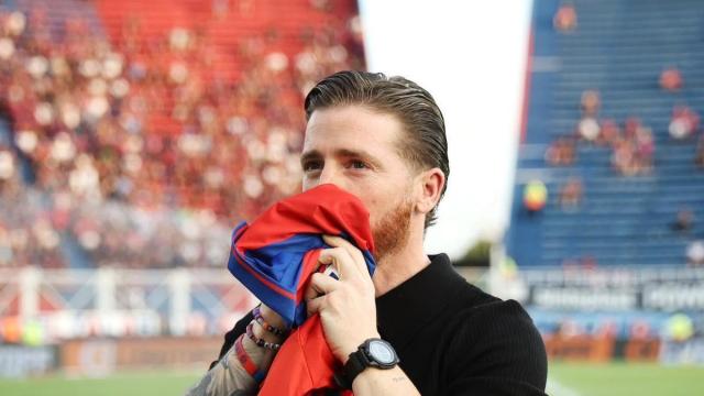 Muniain en el homenaje