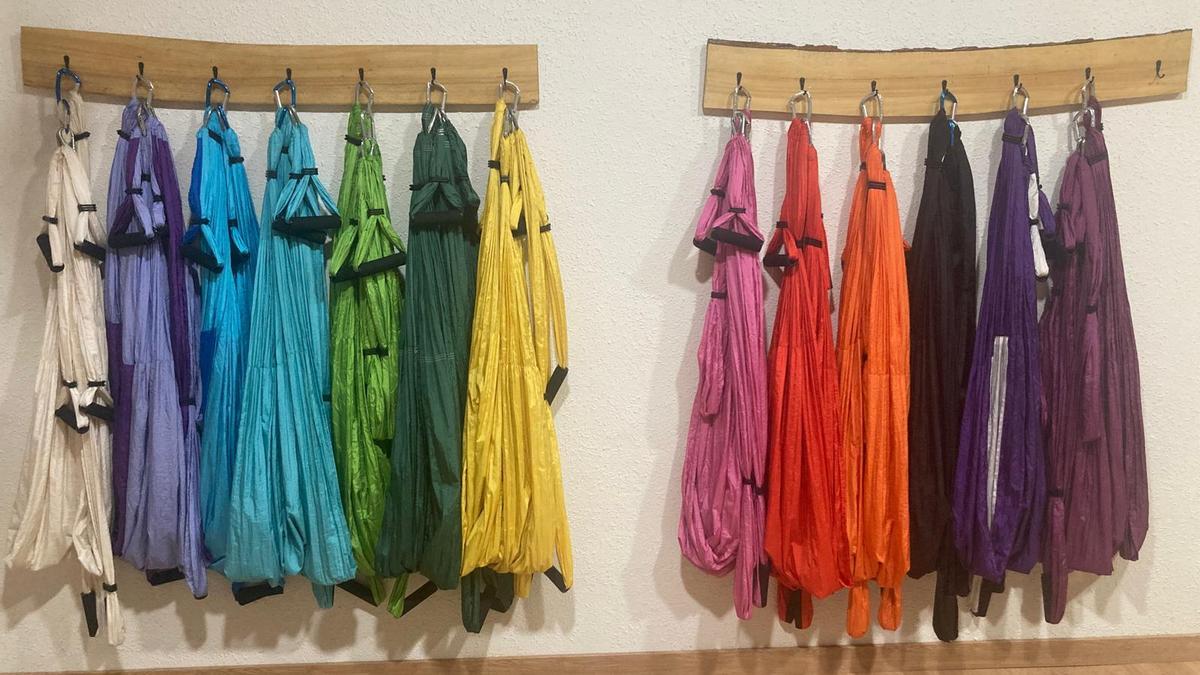 Así son los columpios de tela que utilizar en Zeru Lur.