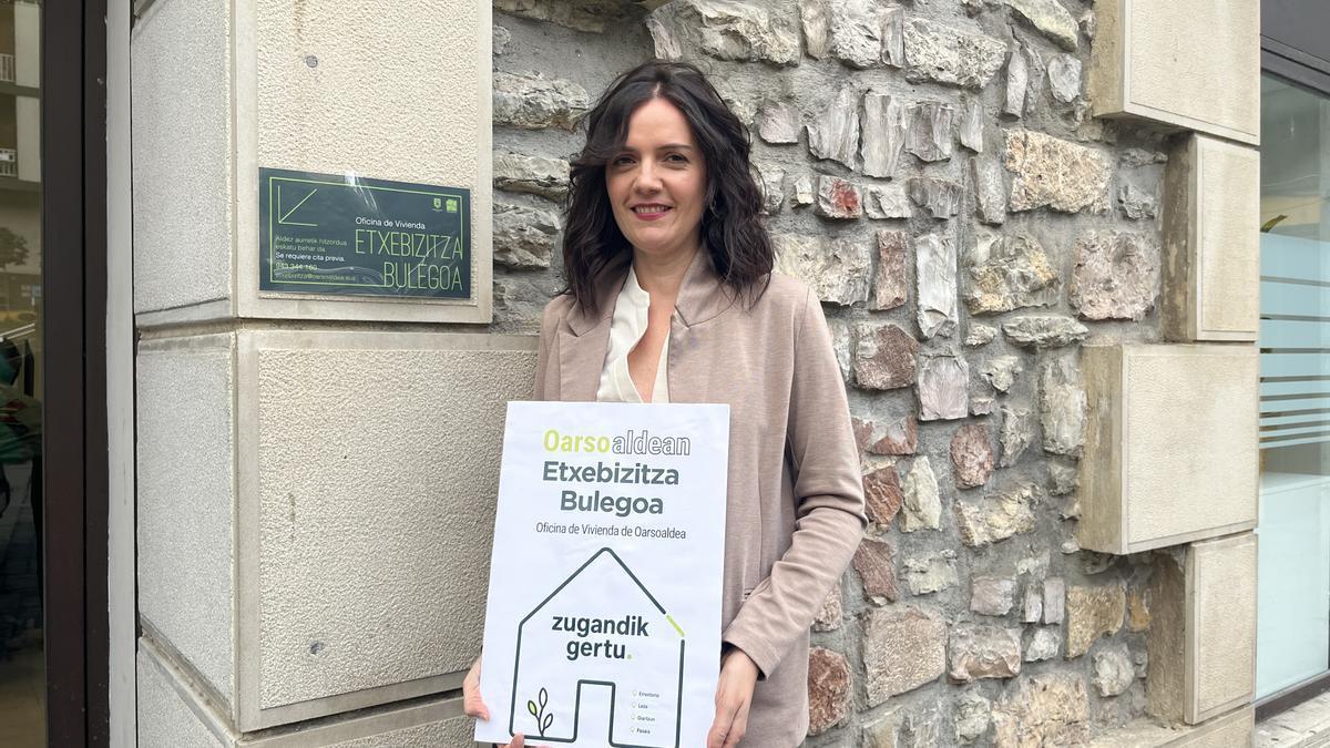 Aitziber Zinkunegi, técnica de Oficina de Vivienda.