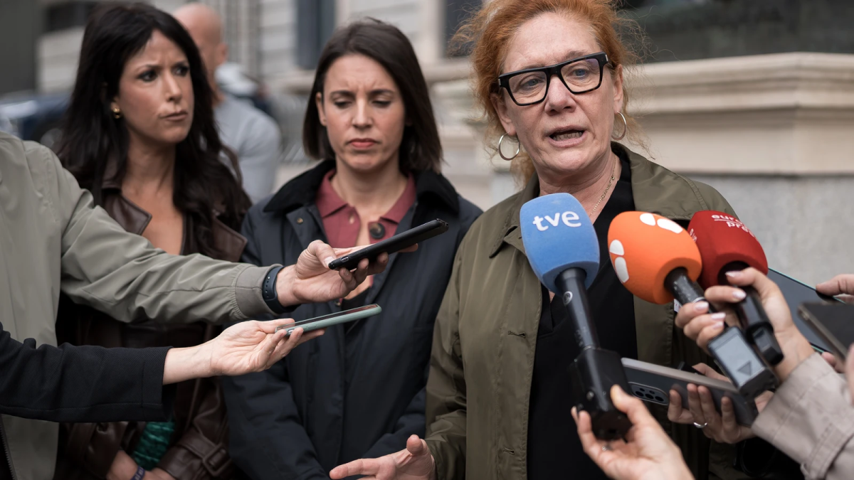 Iniciativa en apoyo a Cristina Fallarás y en contra de la violencia machista. Diego Radamés - Europa Press