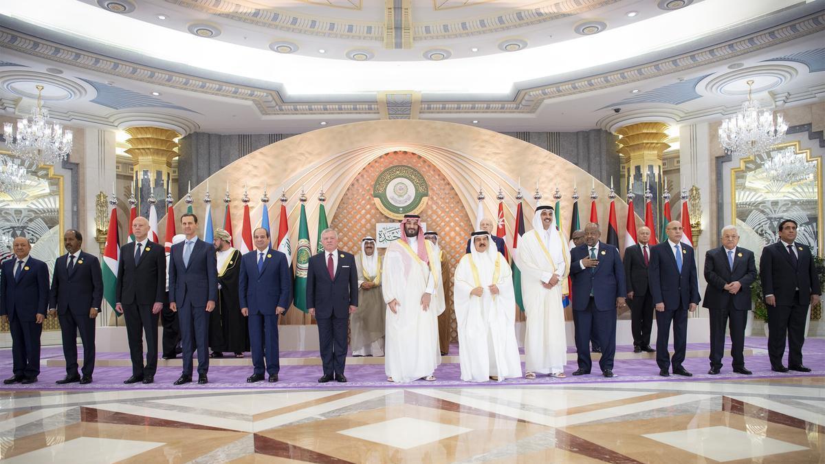 Los líderes de la Liga Árabe en la última reunión que mantuvieron el pasado mayo.