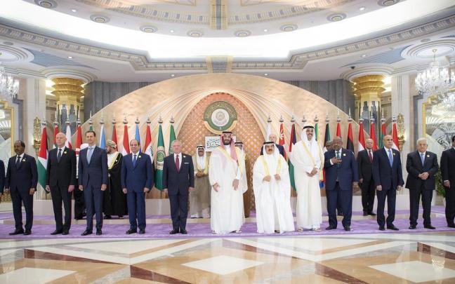 Los líderes de la Liga Árabe en la última reunión que mantuvieron el pasado mayo.