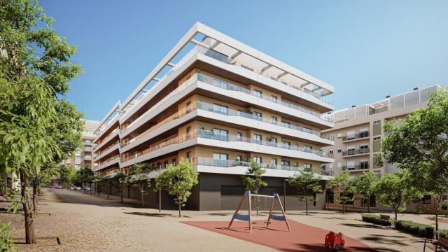 Un bloque de viviendas ejecutado por Neinor.