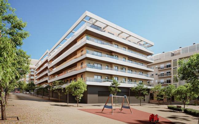 Un bloque de viviendas ejecutado por Neinor.