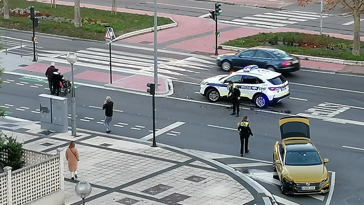 Cruce de Pedro Asua, en una imagen de accidente anterior