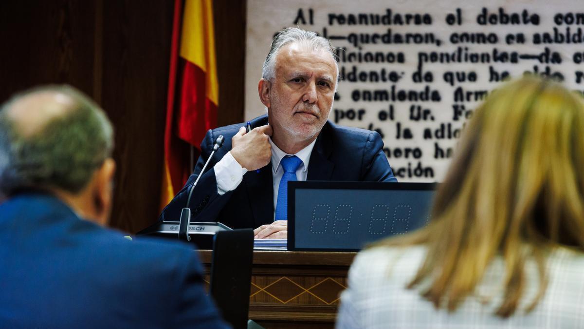 El ministro de Política Territorial y Memoria Democrática, Ángel Víctor Torres, comparece en la Comisión de Investigación por el ‘caso Koldo’