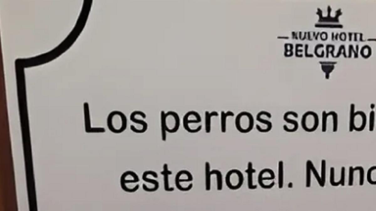 El comienzo del cartel.