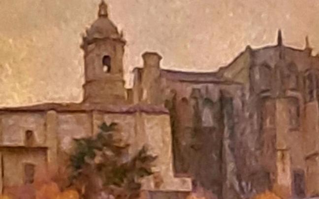 Hondarribia pintada por Enrique Arbizu.