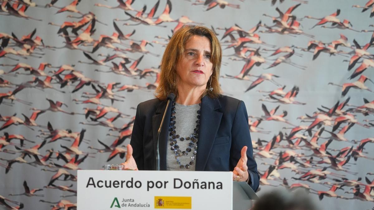 La ministra de Transición Ecológica y Reto Demográfico, Teresa Ribera