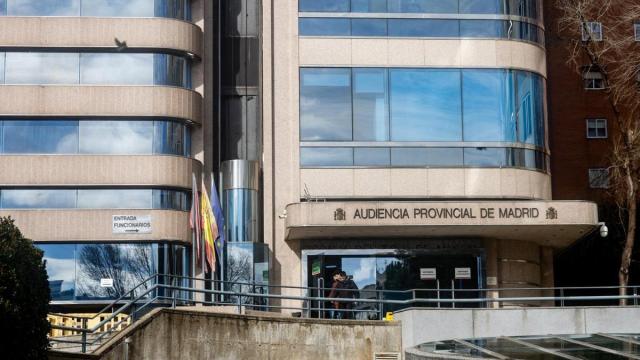 Exterior de la sede de la Audiencia Provincial de Madrid.