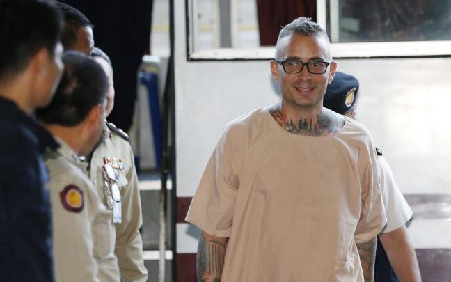 Artur Segarra a su llegada a una audiencia en el Tribunal Penal de Bangkok. Artur Segarra a su llegada a una audiencia en el Tribunal Penal de Bangkok.
