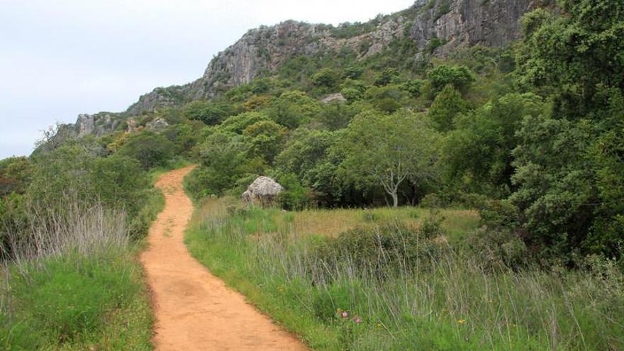 El sendero de Rocha da Pena, en Loule.