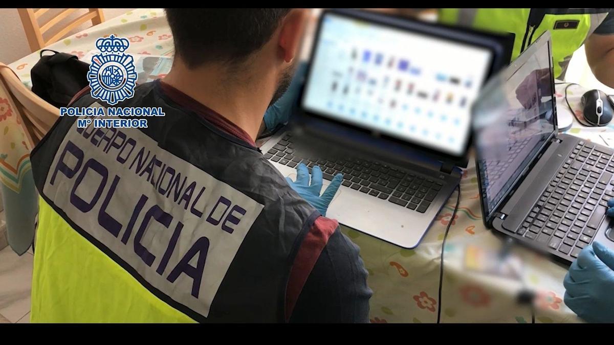 Investigación sobre una trama de pornografía infantil.