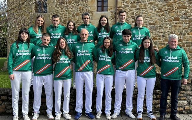Los componentes de Euskal Selekzioa que participarán en Alzira.
