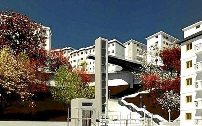 Infografía que muestra cómo quedarán los ascensores.