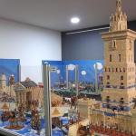 El diorama dedicado a Alejandría está construido sobre una superficie que supera los 8 metros cuadrados.