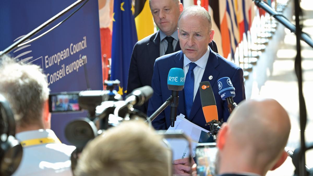 Michael Martin, primer ministro irlandés.