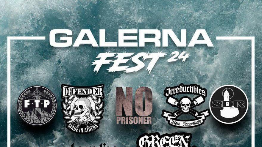 Cartel del festival 'Galerna Fest'.