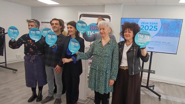 La consejera de Bienestar, Reto Demográfico y Juventud, Nerea Melgosa, presenta el balance del servicio Zeuk Esan.