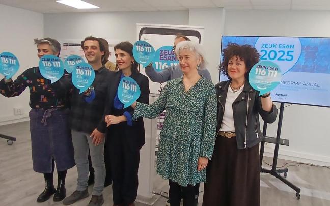La consejera de Bienestar, Reto Demográfico y Juventud, Nerea Melgosa, presenta el balance del servicio Zeuk Esan.