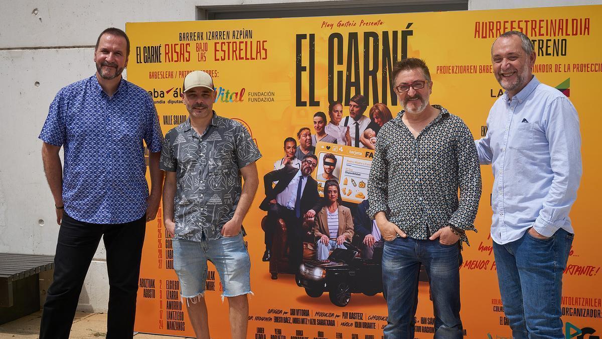 La película 'El carné' se presentó en el Artium.
