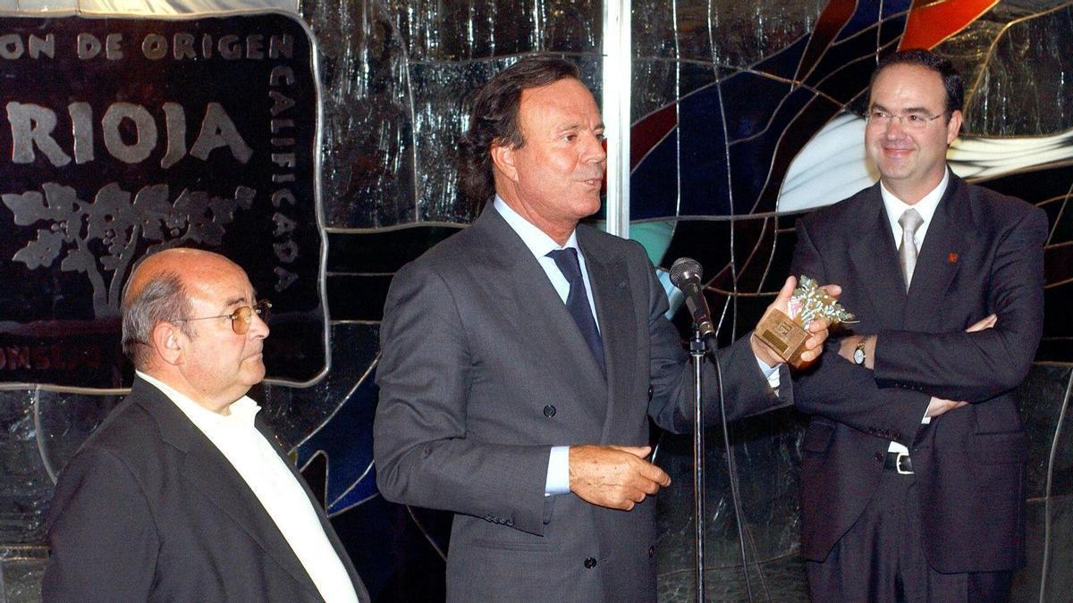 El cantante Julio Iglesias