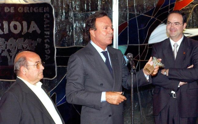 El cantante Julio Iglesias