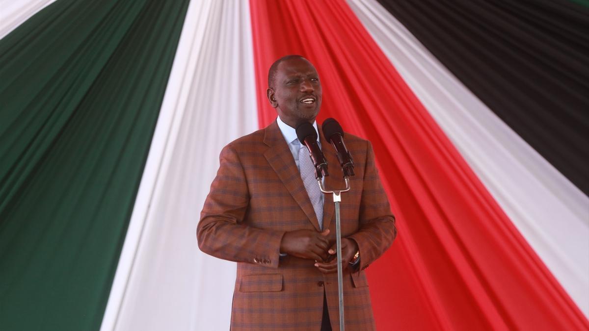 El presidente de Kenia, William Ruto, en una imagen de archivo.