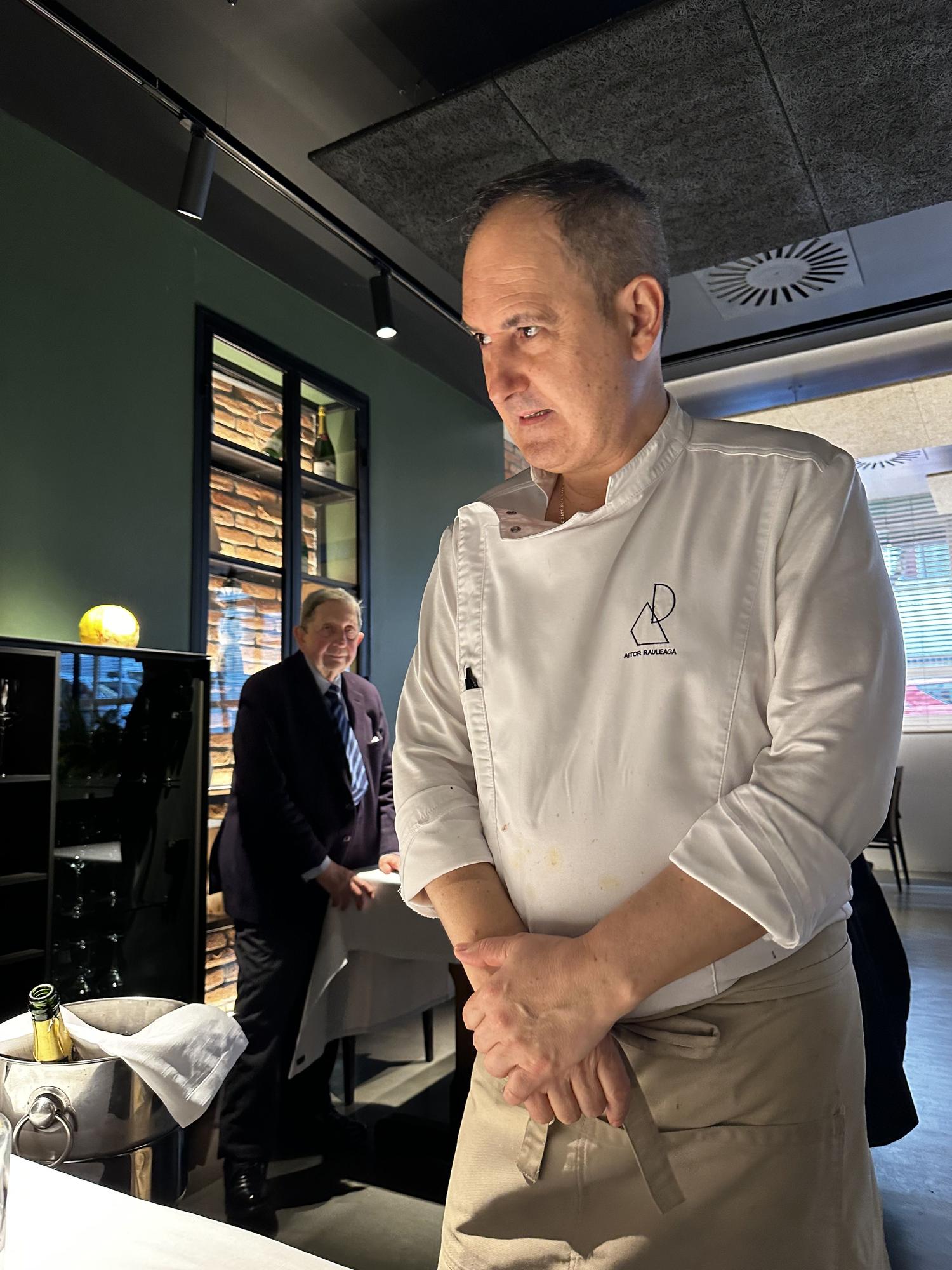 El chef Aitor Rauleaga.