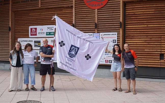 Presentación de la bandera de Errenteria.