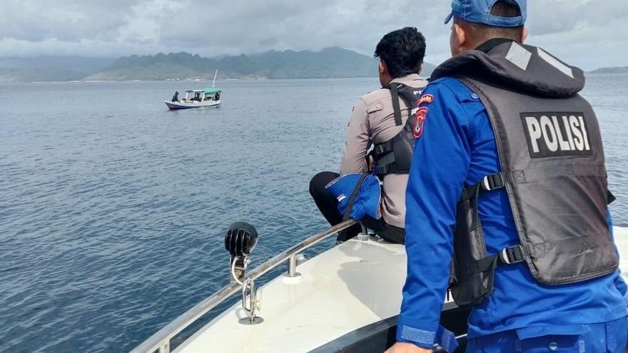 Imagen de la búsqueda de los desaparecidos en Indonesia