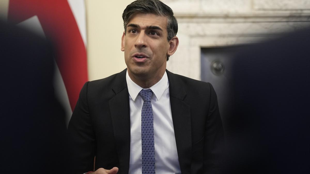 El primer ministro británico, Rishi Sunak.