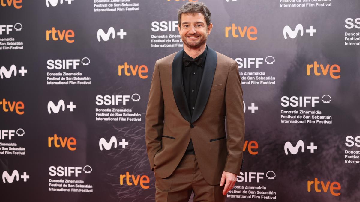 Gorka Otxoa en la gala de inauguración de la 71ª edición del Zinemaldia