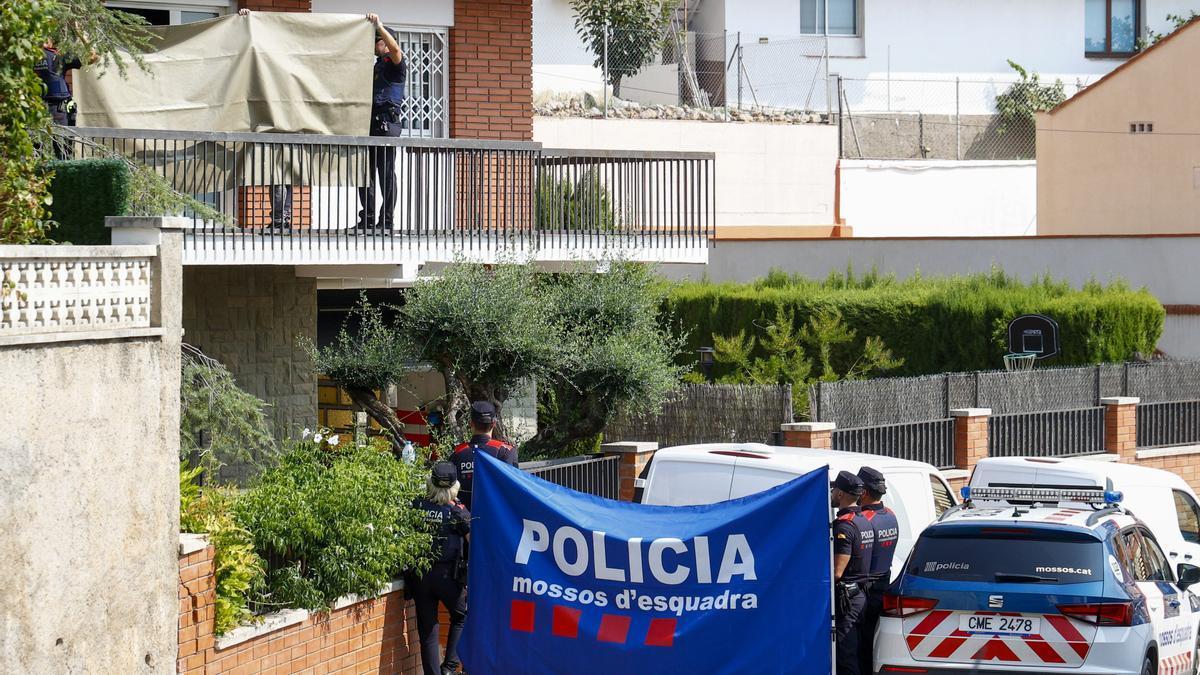 Vivienda en la que fue asesinada una de las mujeres.